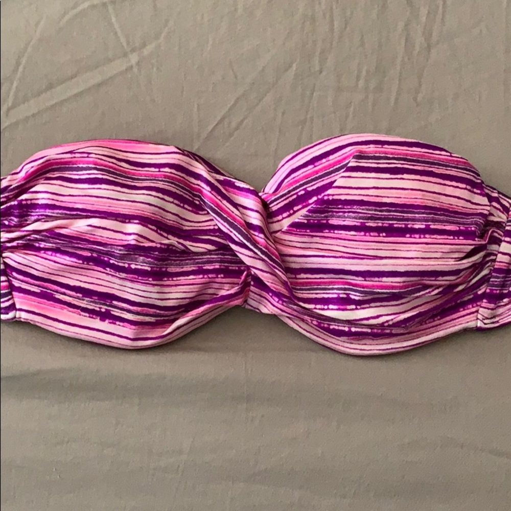 34B padded bandeau swim top